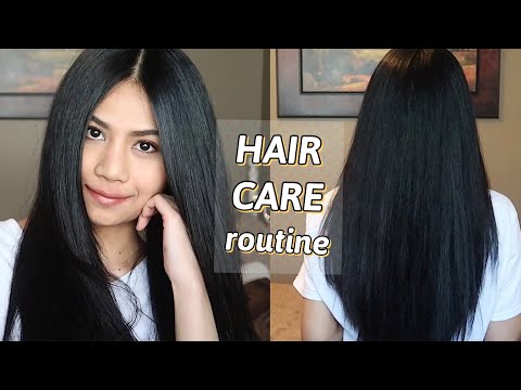 5 วิธีดูแลผม ผมหนา/ฟู ก็เรียบสวยแบบไม่เสียได้ | HAIRCARE ROUTINE | Bechlieberry